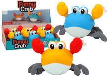 Vannimänguasi Lean Toys keeratav krabi sinine/kollane