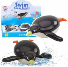 Vannimänguasi Lean Toys pingviin 14,5 cm, hall