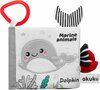 Vanniraamat Akuku A0480 mereloomad, valge/hall
