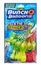 Veeõhupallide komplekt Bunch O Balloons Quick Fill 56288UQ1, 100 tk, sinine/punane/kollane