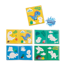 Vanniraamat SES Creative Bath Time Colouring with Water Dino S13215, mitmevärviline