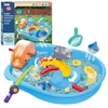 Vee mänguasi Woopie Waterway 2in1 Fish Catching Game 53699, 14 tk