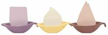 Vannimänguasjade komplekt BIBS Sail Boats, 3 tk, roosa, mitmevärviline