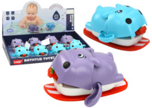 Vannimänguasi jõehobu surfilaual Lean Toys, 1 tk