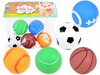 Vannimänguasjade komplekt kummipallid Baby Toys, 5 tk, erinevad värvid