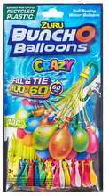 Veeõhupallide komplekt Bunch O Balloons Crazy Water Balloons Rapid Fill 56321UQ1, 100 tk, erinevad värvid