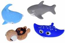 Kummist vanniloomad Jokomisiada Sea Animals ZA5858, 4 tk, erinevad värvid