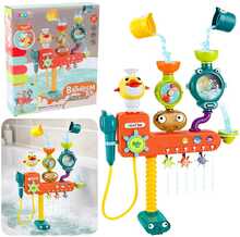 Vannimänguasi Lean Toys Overflow Bath Toy Wheel Cups Shower