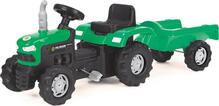 Pedaaltraktor Buddy Toys BPT1013, must/roheline