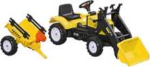 Pedaaltraktor Homcom, kollane