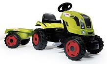 Pedaaltraktor Smoby Claas, roheline