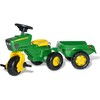 Pedaaltraktor haagisega RollyTrac John Deere