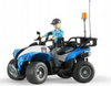 Mänguasi politsei ATV Bruder Police Quad-Bike koos politseiniku ja tarvikutega 63010
