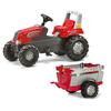 Pedaaltraktor Rolly Toys Junior RT, punane
