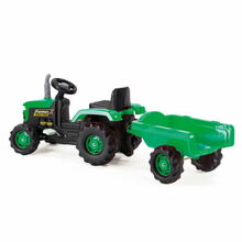 Pedaaltraktor Wader DOLU, roheline