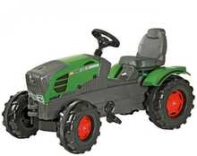 Pedaaltraktor Rolly Toys Fendt 211, roheline/hall