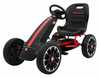 Polsterdatud pedaalkart ABARTH, must