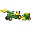 Pedaaltraktor Rolly Toys John Deere, roheline