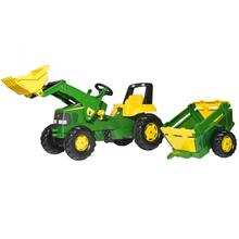 Pedaaltraktor Rolly Toys John Deere, roheline