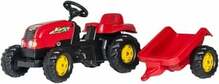 Pedaaltraktor Rolly Toys RollyKid-X, 012121, punane