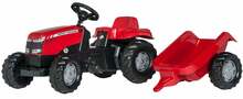 Pedaaltraktor Rolly Toys Kid Massey Ferguson, punane