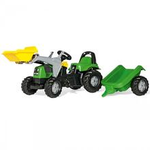 Laste traktor Rolly Toys Deutz-Fahr, roheline