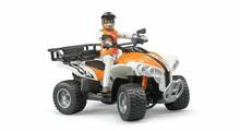 Mänguasi ATV Bruder 63000 koos juhiga
