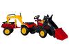 Pedaaltraktor Lean Toys Benson, punane