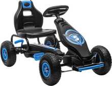Laste kart HOMCOM, sinine/must