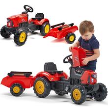 Pedaaltraktor Falk Supercharger, punane