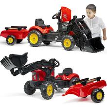 Minamas traktor FALK Supercharger kopaga ja haagisega