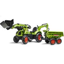 Pedaaltraktor Falk Claas, roheline