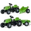 Pedaaltraktor Rolly Toys RollyKid-X, roheline