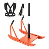 Terasest raskuskelk treeninguks Vevor, 125 kg, oranž