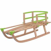 Puidust kelk Kimet S8436, puit/heleroheline, 90 x 32 cm
