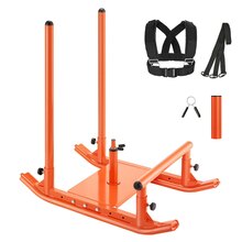 Raskuskelk Vevor terasest, oranž, 125 kg kandevõime