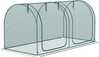 Outsunny mini kasvuhoone, 2,49x1,2 m, tumeroheline