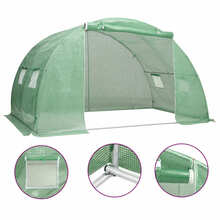 vidaXL kasvuhoone, 2x4x2m, 8m2