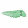 vidaXL kasvuhoone terasraamiga, 24x5x2,3m, 120m2, roheline
