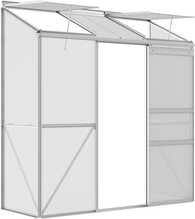 Kasvuhoone Outsunny, polükarbonaat/alumiinium, 192 x 68 x 196 cm, hõbedane