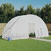 vidaXL kasvuhoone terasraamiga, 6x2x2,85m, 12m2, valge