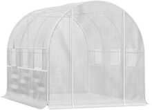 Kasvuhoone Outsunny, 2,95 x 2 x 2 m, valge