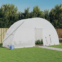 vidaXL kasvuhoone terasraamiga, 6x2x2,85m, 12m2, valge