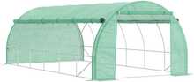 Kasvuhoone Outsunny, roheline, 6 x 3 x 2 m
