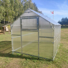 Kasvuhoone Klasika Bernard, 7 x 2.35 m, 4 mm polükarbonaat