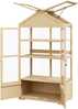 Puidust mini kasvuhoone Outsunny, 1x0.56x1.78 m