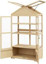 Puidust mini kasvuhoone Outsunny, 1x0.56x1.78 m