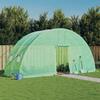 vidaXL kasvuhoone terasraamiga, 6x2x2,85m, 12m2, roheline