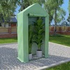 vidaXL kasvuhoone terasraamiga, 1x0,5x1,9m, 0,5m2