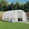 Kasvuhoone vidaXL terasraamiga, 4x3x2m, 12m2, valge